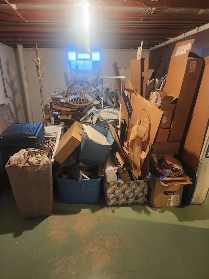 Roll-off dumpster container at job site for Construction Dumpster Rental in Buford